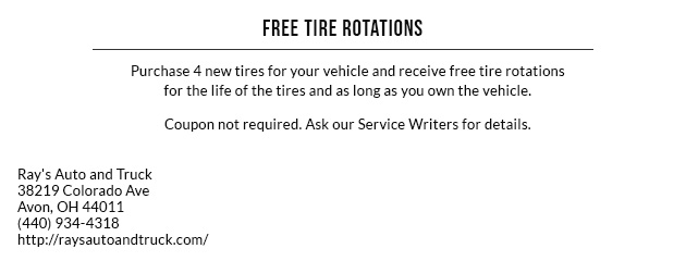 Free Tire Rotation